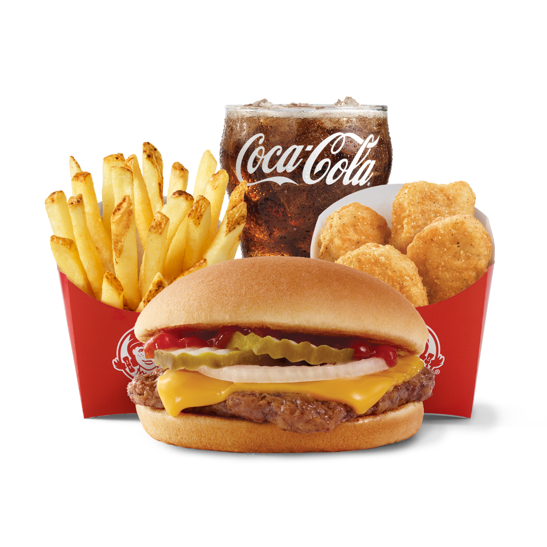 Order Jr. Cheeseburger – 4 for $4 Meal  food online from Wendy store, San Diego on bringmethat.com