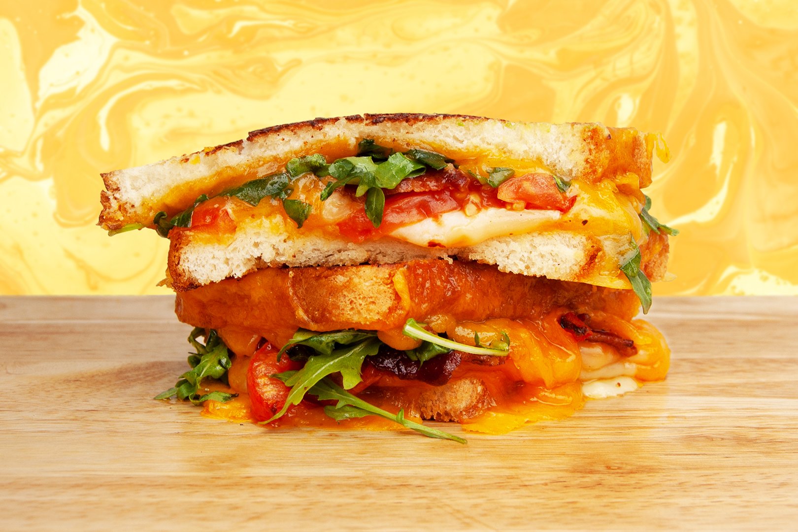 Order BLT Grilled Cheese food online from Yolko Breakfast Cafe store, Los Angeles on bringmethat.com