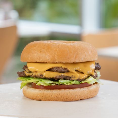 Order Double Cheeseburger food online from P. Terry's Burger Stand store, Austin on bringmethat.com