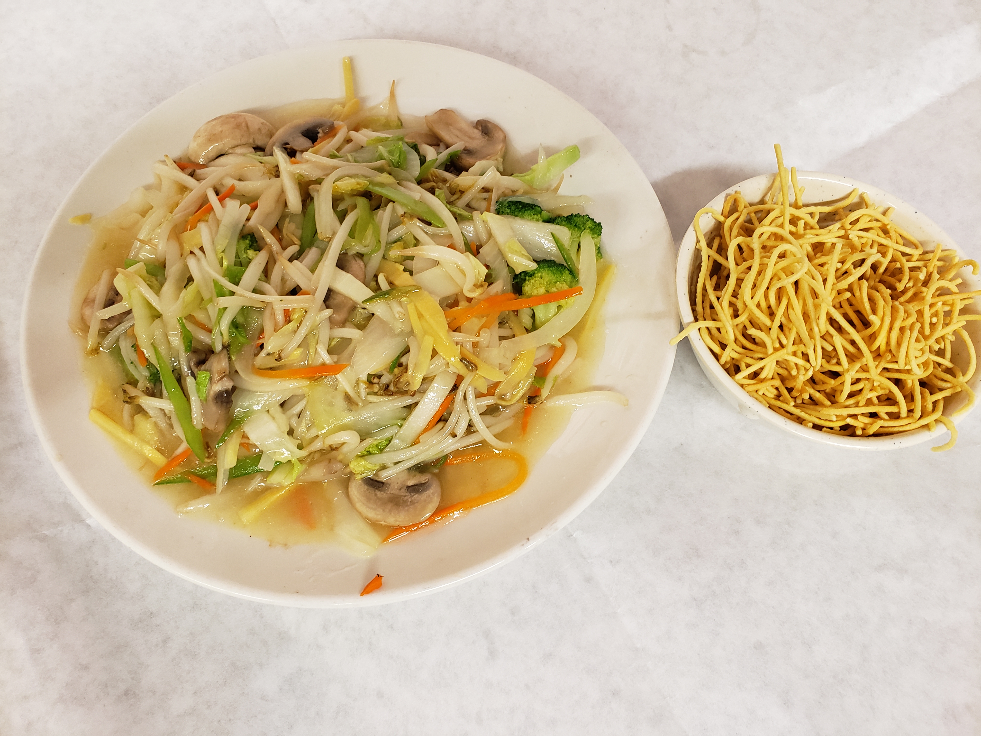 Order Vegetable Chow Mein 菜炒面 food online from Jade Palace store, Louisville on bringmethat.com