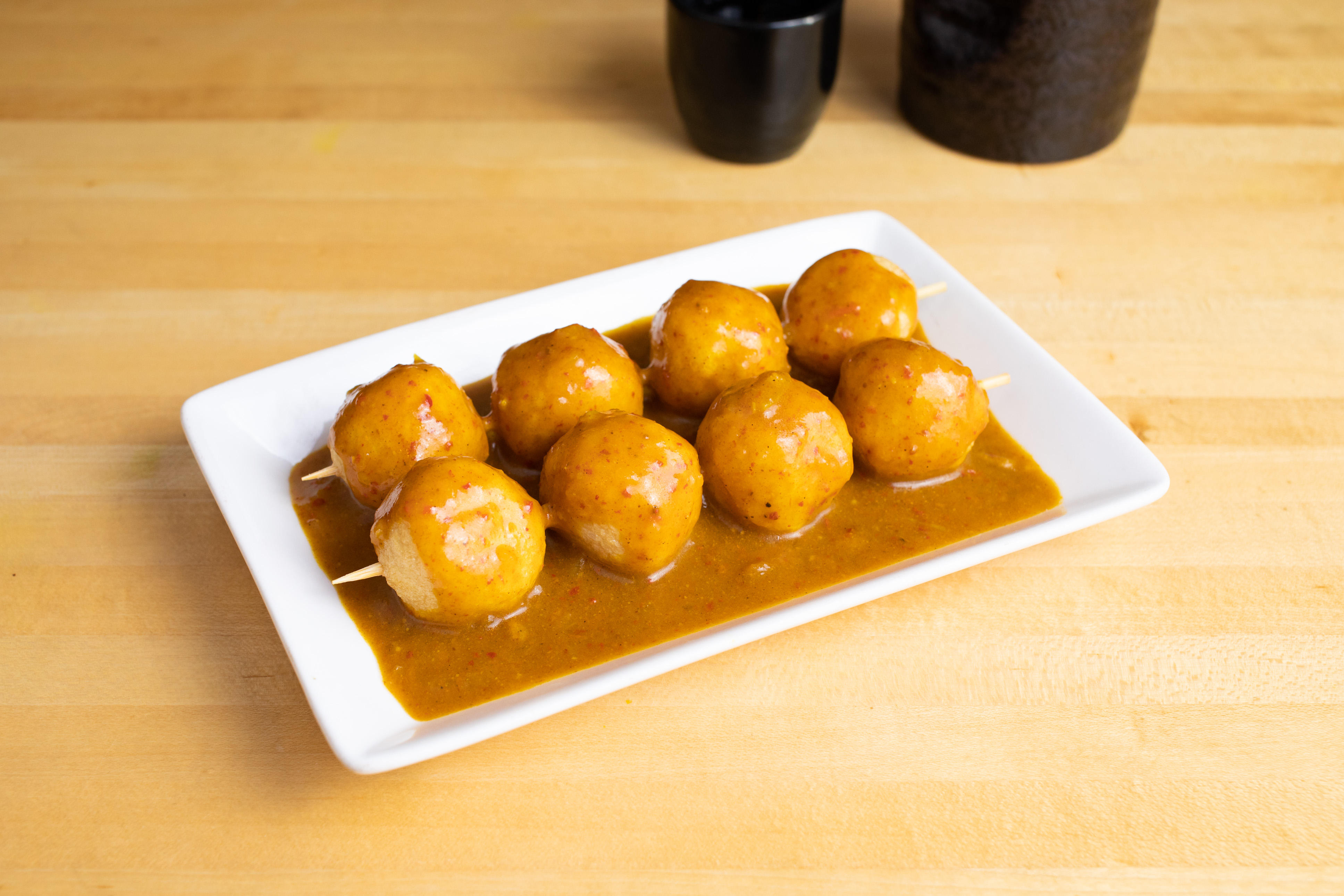 Order 13. Curry Fish Balls food online from Super Pan store, San Francisco on bringmethat.com