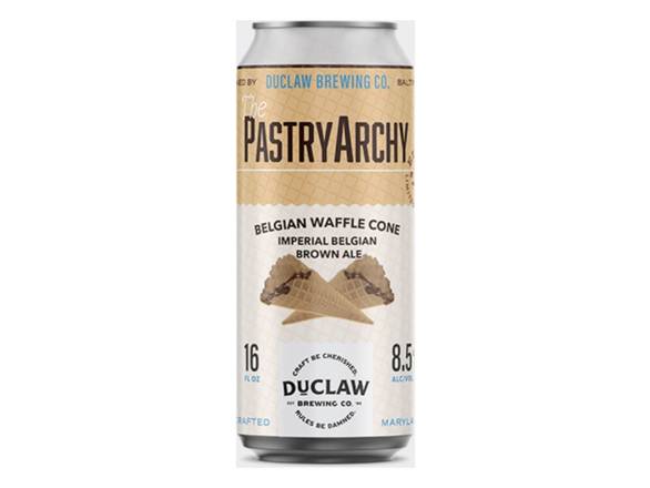 Order DuClaw The PastryArchy Rotating Beer Series - 4x 16oz Cans food online from Garfield's Beverage Warehouse store, Chicago on bringmethat.com