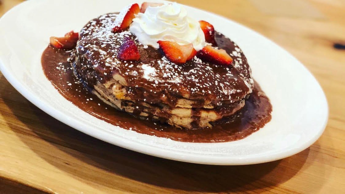 Order Pancakes  food online from Yolk Sundance Square store, Fort Worth on bringmethat.com