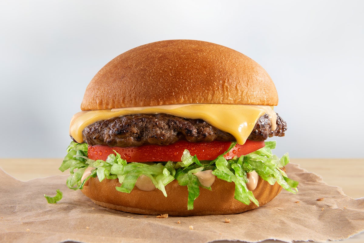 Order MOOYAH Cheeseburger food online from MOOYAH Burgers, Fries & Shakes store, Boston on bringmethat.com