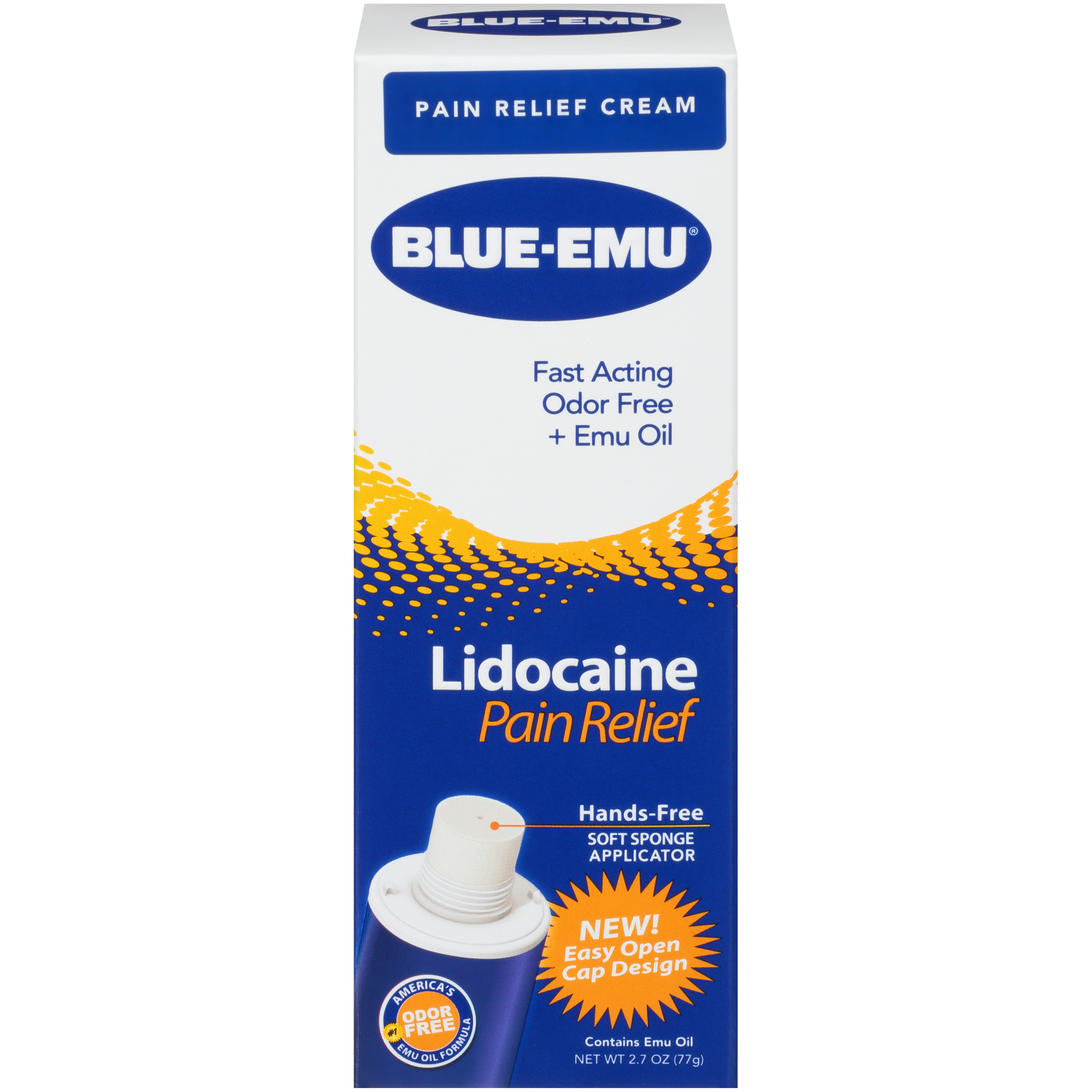 Order Blue-Emu Lidocaine Pain Relief Cream - 2.7 oz food online from Bartell store, Edmonds on bringmethat.com