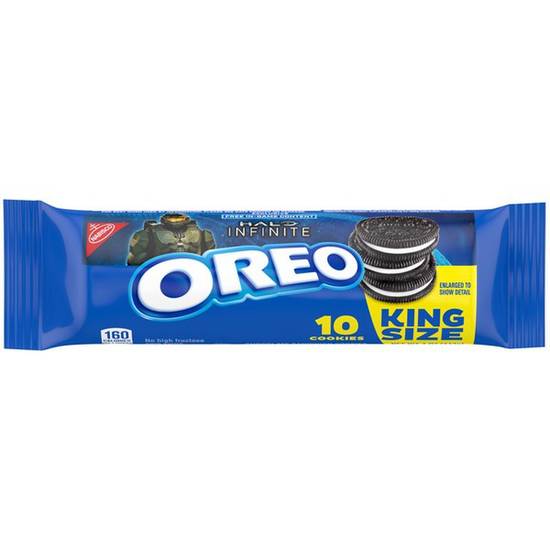Order Oreo Chocolate King Size Sandwich Cookie food online from Exxon Food Mart store, Port Huron on bringmethat.com