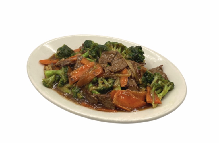 Order Beef Broccoli food online from Nomad Tibetan Restaurant store, Berkeley on bringmethat.com