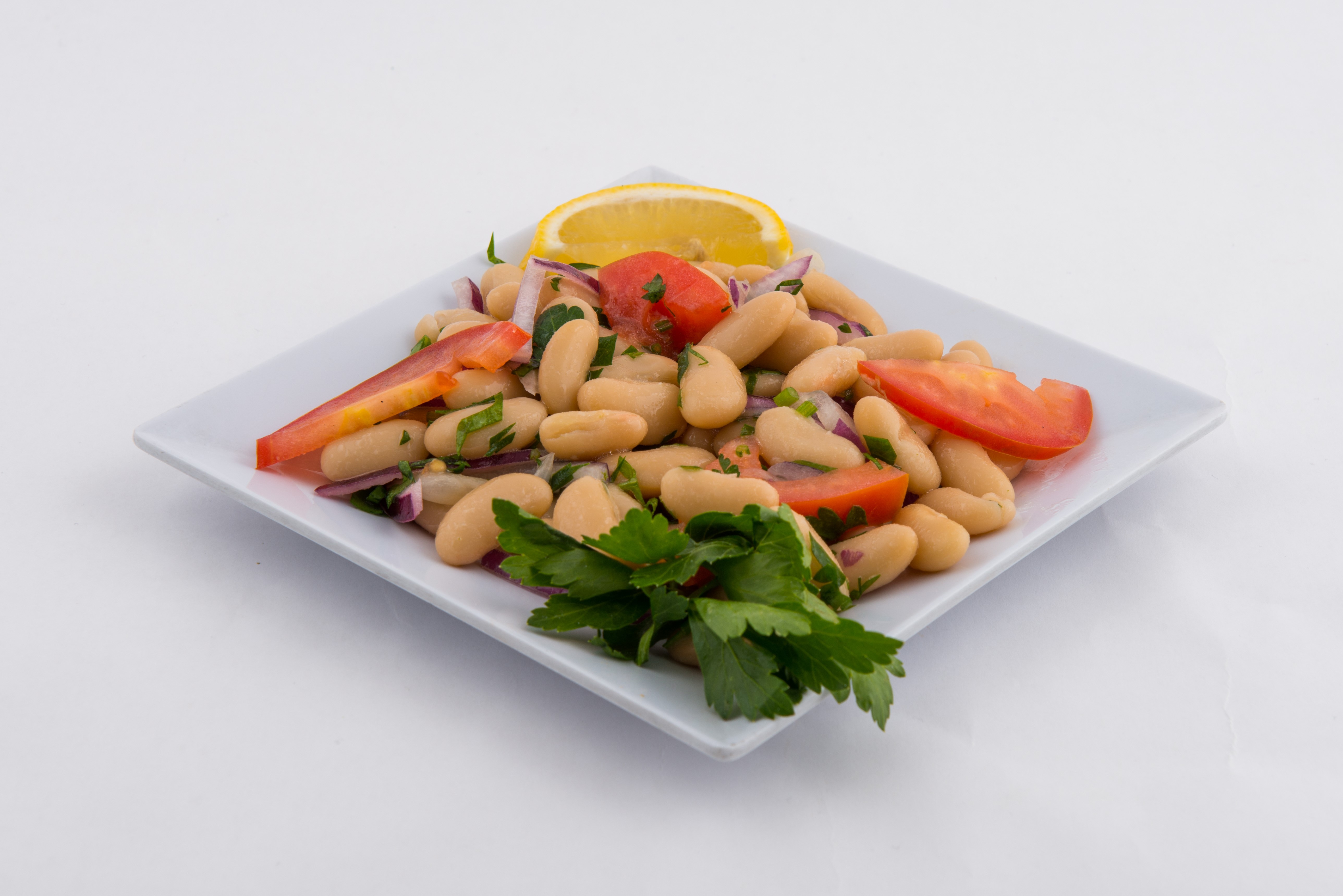 Order White Bean Salad food online from Mangal Kabob  store, Sunnyside on bringmethat.com