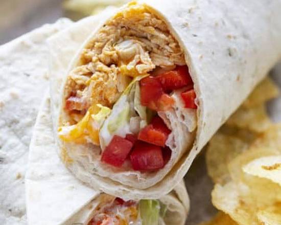 Order Rotisserie Chicken Wrap food online from Frais Cafe store, Norristown on bringmethat.com