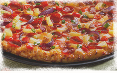 Order Maui Zaui Pizza food online from Round Table Pizza store, San Jose on bringmethat.com
