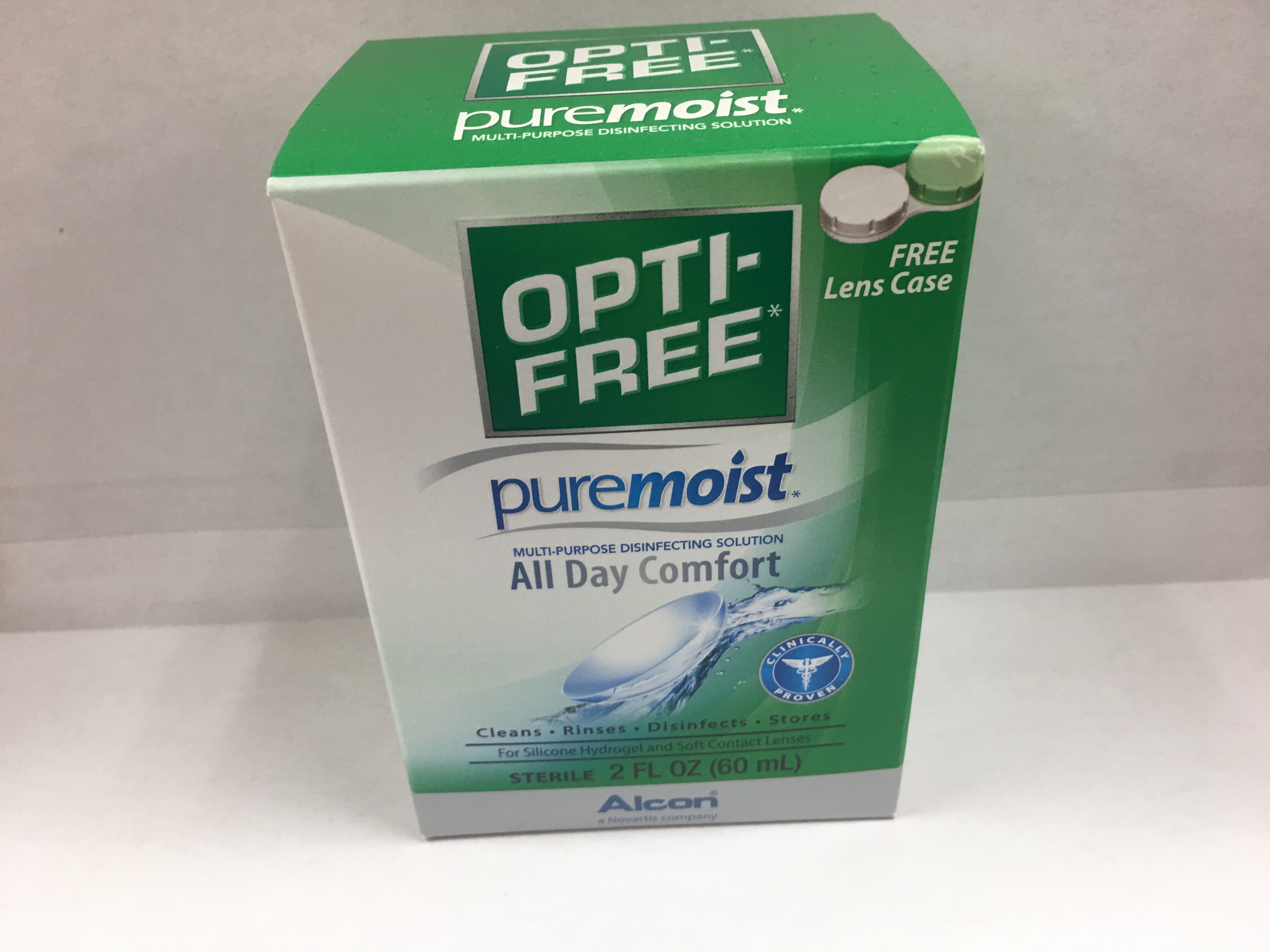 Order Opti-free Contact Solution 2oz with lens case green box food online from The Ice Cream Shop store, Providence on bringmethat.com