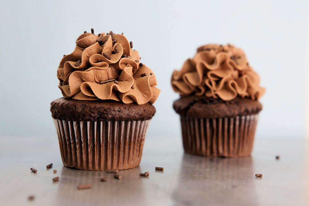 Order Chocolate Cupcakes food online from Destination Desserts store, St. Louis on bringmethat.com