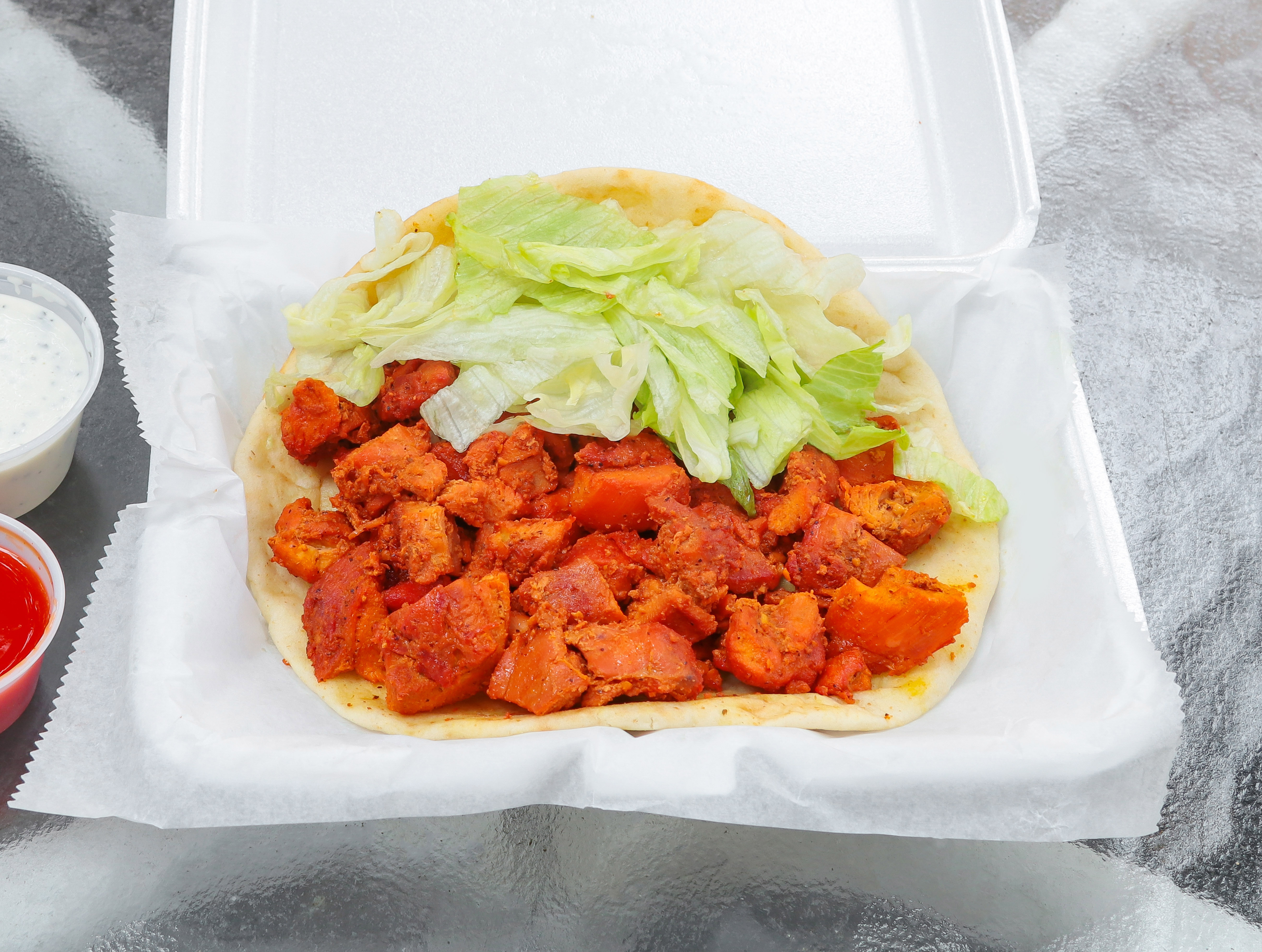 Order Kobob Rice food online from Sher Halal Gyro Grill store, State College on bringmethat.com