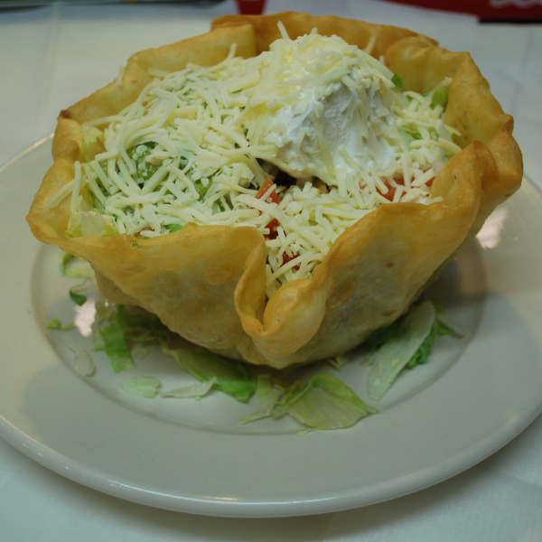 Order Asada Taco Salad food online from Jocy's Fine Mexican Restaurant store, Fowler on bringmethat.com