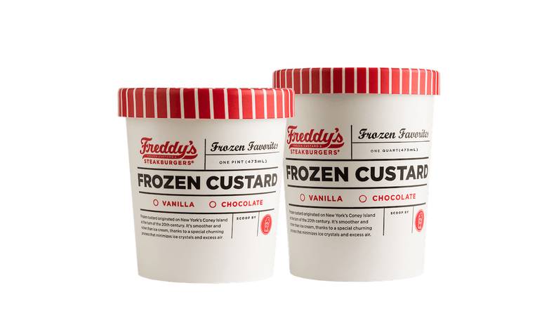 Order Pints & Quarts food online from Freddy Frozen Custard & Steakburgers store, Yukon on bringmethat.com