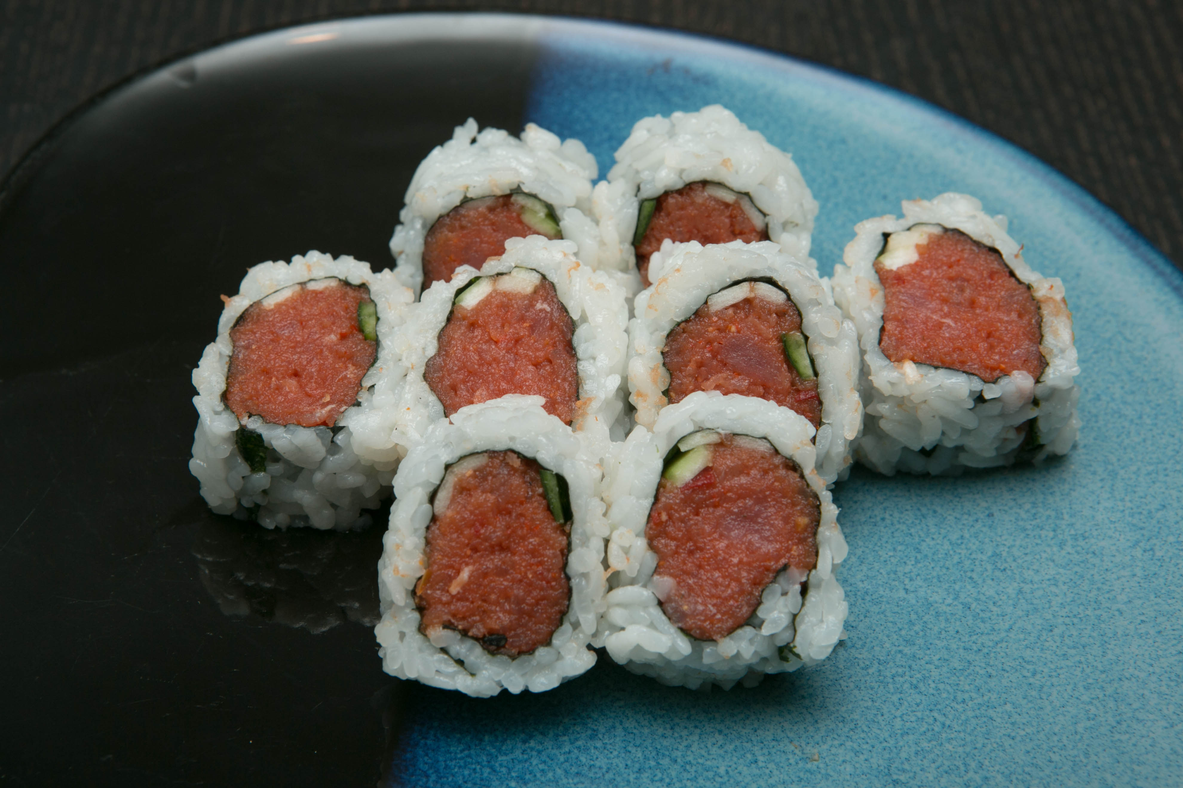 Order C11. Spicy Tuna Cut Roll food online from Ayce Sushi Hb store, Huntington Beach on bringmethat.com