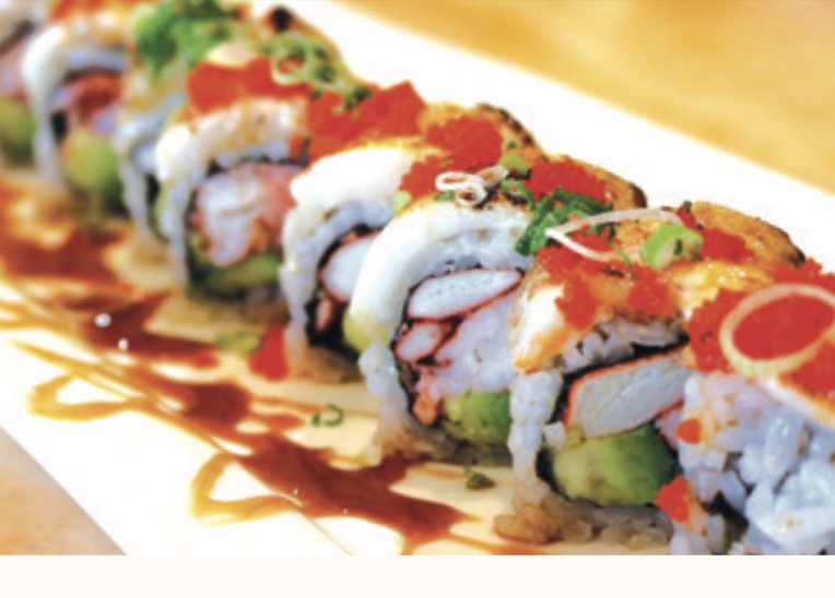 Order Kiss on the Fire Roll food online from Wasabi Steakhouse store, Salem on bringmethat.com