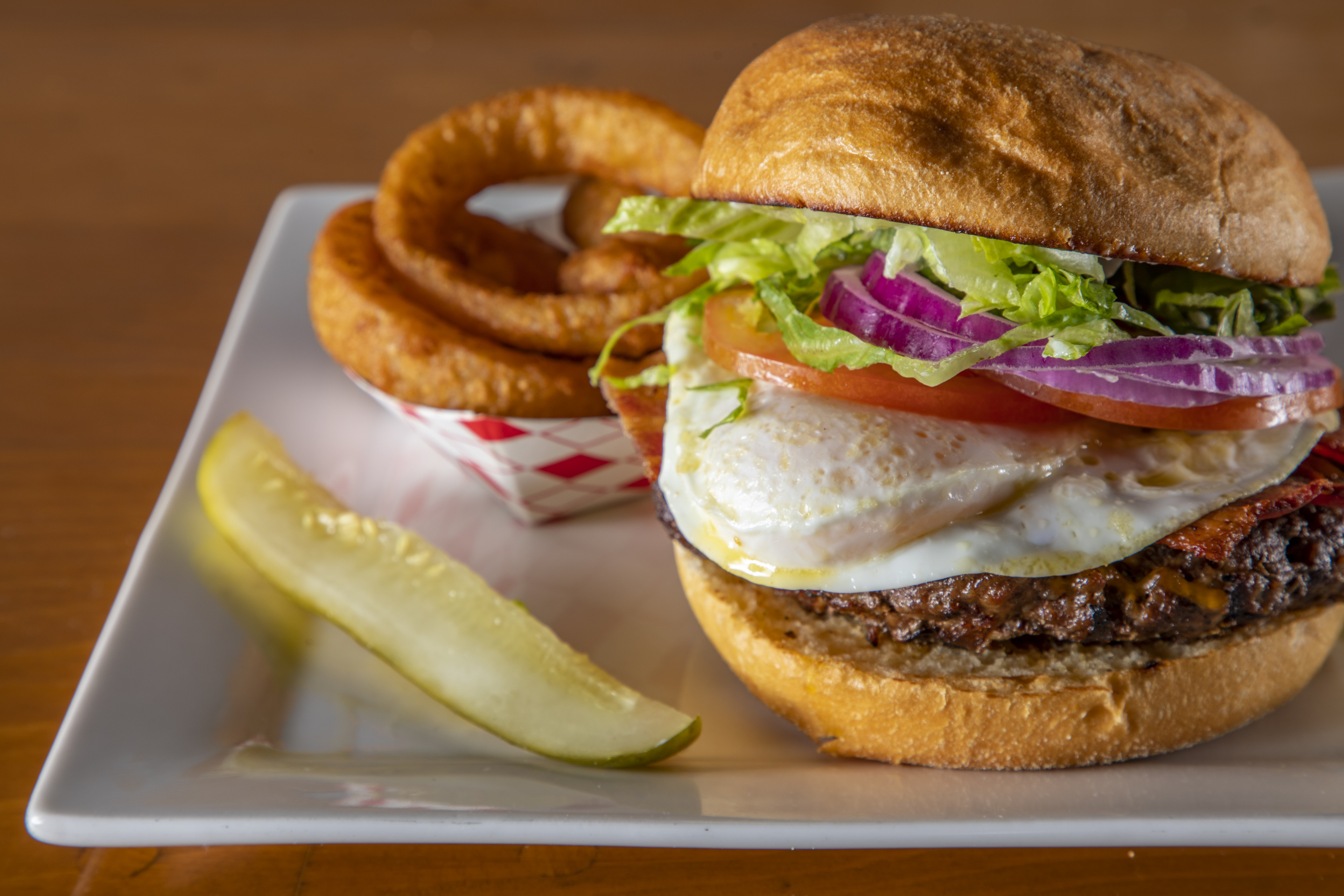 Order Egg Burger food online from Pork Store Cafe Valencia 312216th store, San Francisco on bringmethat.com