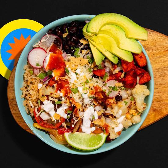 Order Seasonal Veggie Mix Bowl food online from Feisty Burrito Bowls | Mexican store, Lakewood on bringmethat.com