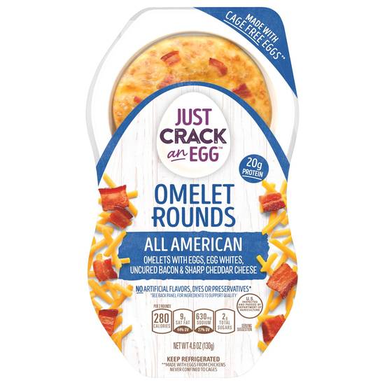 Order Just Crack an Egg All American Omelet Rounds, 4.6 OZ food online from Cvs store, ALISO VIEJO on bringmethat.com
