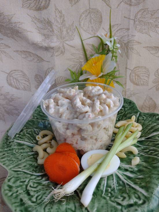 Order Macaroni Salad-Side food online from Island Flavor Express store, Las Vegas on bringmethat.com