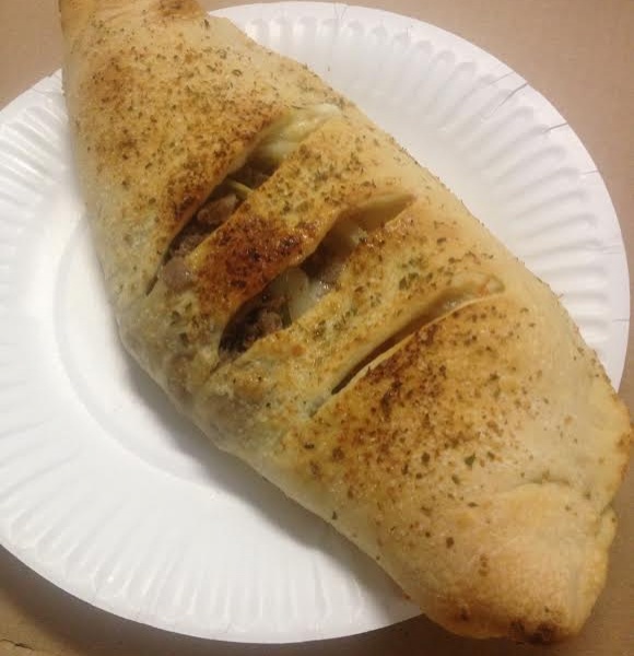 Order The Super-Steak Calzone food online from Gianni's Pizza store, Oceanside on bringmethat.com