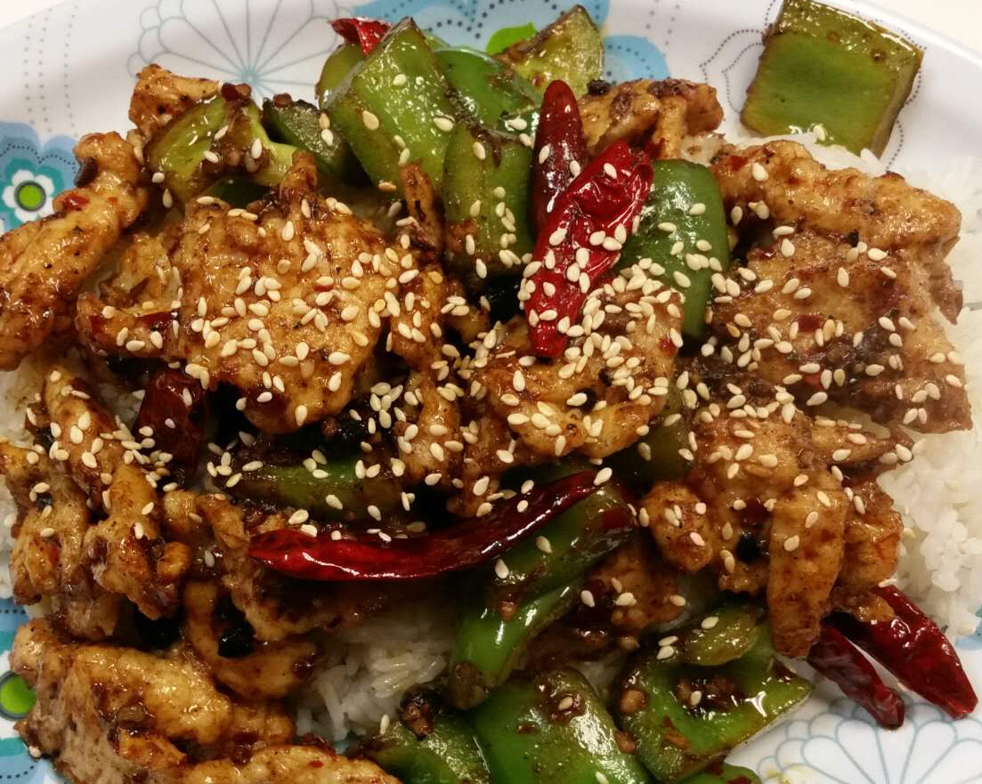 Order Chong Qing Dry Hot Chicken over Rice Special food online from Golden Wok store, Indianapolis on bringmethat.com