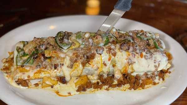 Order El Benito Burrito food online from Fiesta Jalapenos store, North Ridgeville on bringmethat.com