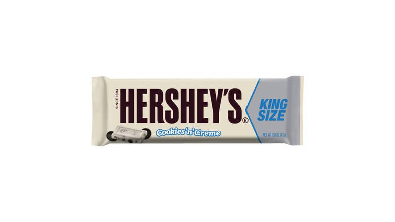 Order Hershey'S Cookies 'N' Creme Candy Bar King Size food online from Energy Mart 3 store, Hendersonville on bringmethat.com