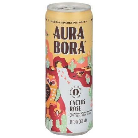 Order Aura Bora Cactus Rose Sparkling Water (12 oz) food online from Dolcezza Gelato store, Arlington on bringmethat.com