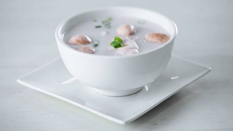 Order Cup Thai Coconut Soup food online from Asian Mint store, Dallas on bringmethat.com