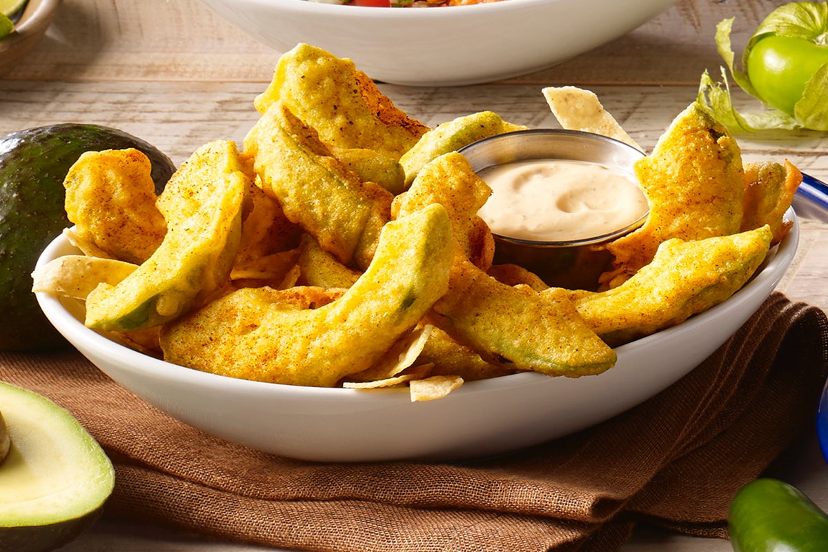 Order Avocado Fries food online from On The Border store, McAllen on bringmethat.com