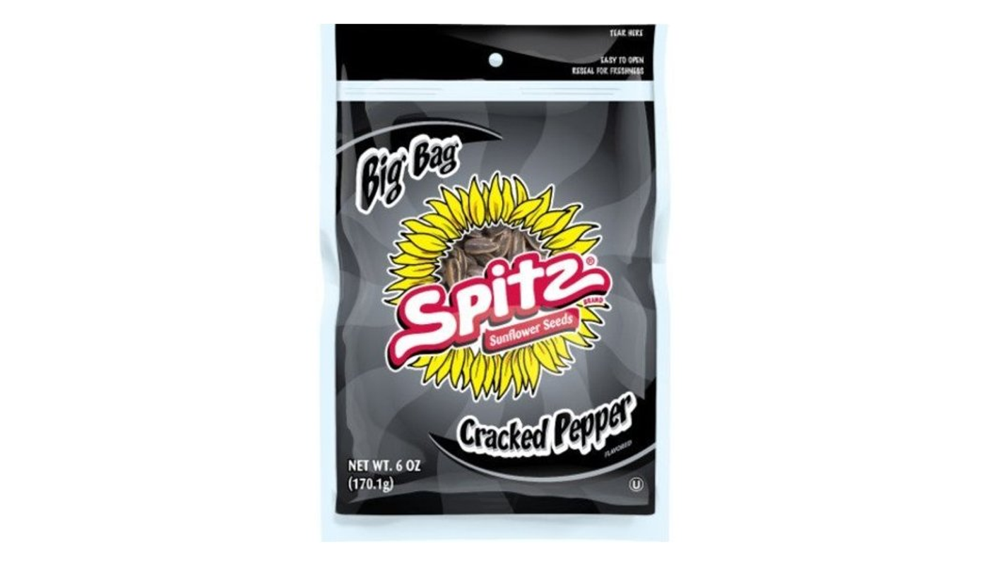 Order Spitz Sunflower Seeds Cracked Pepper 6oz food online from Plaza Market store, Baldwin Park on bringmethat.com