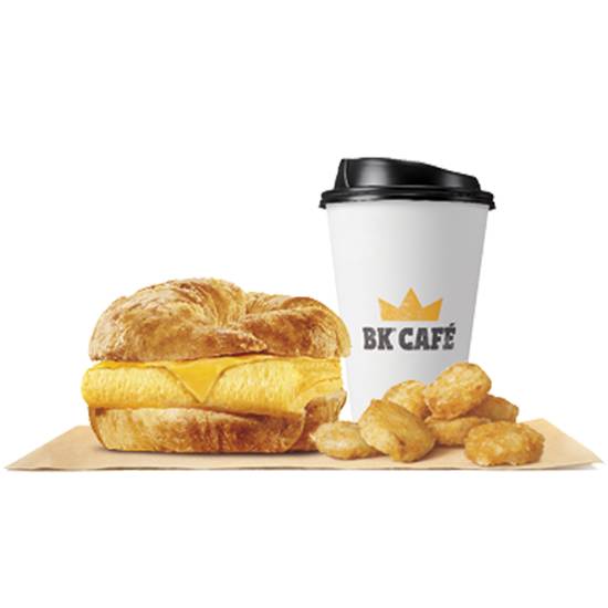 Order Egg & Cheese CROISSAN WICH® Meal food online from Burger King store, Greenbrier on bringmethat.com