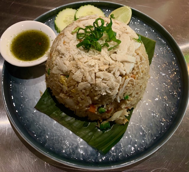 Order Crab Meat Fried Rice food online from Lan Larb store, New York on bringmethat.com