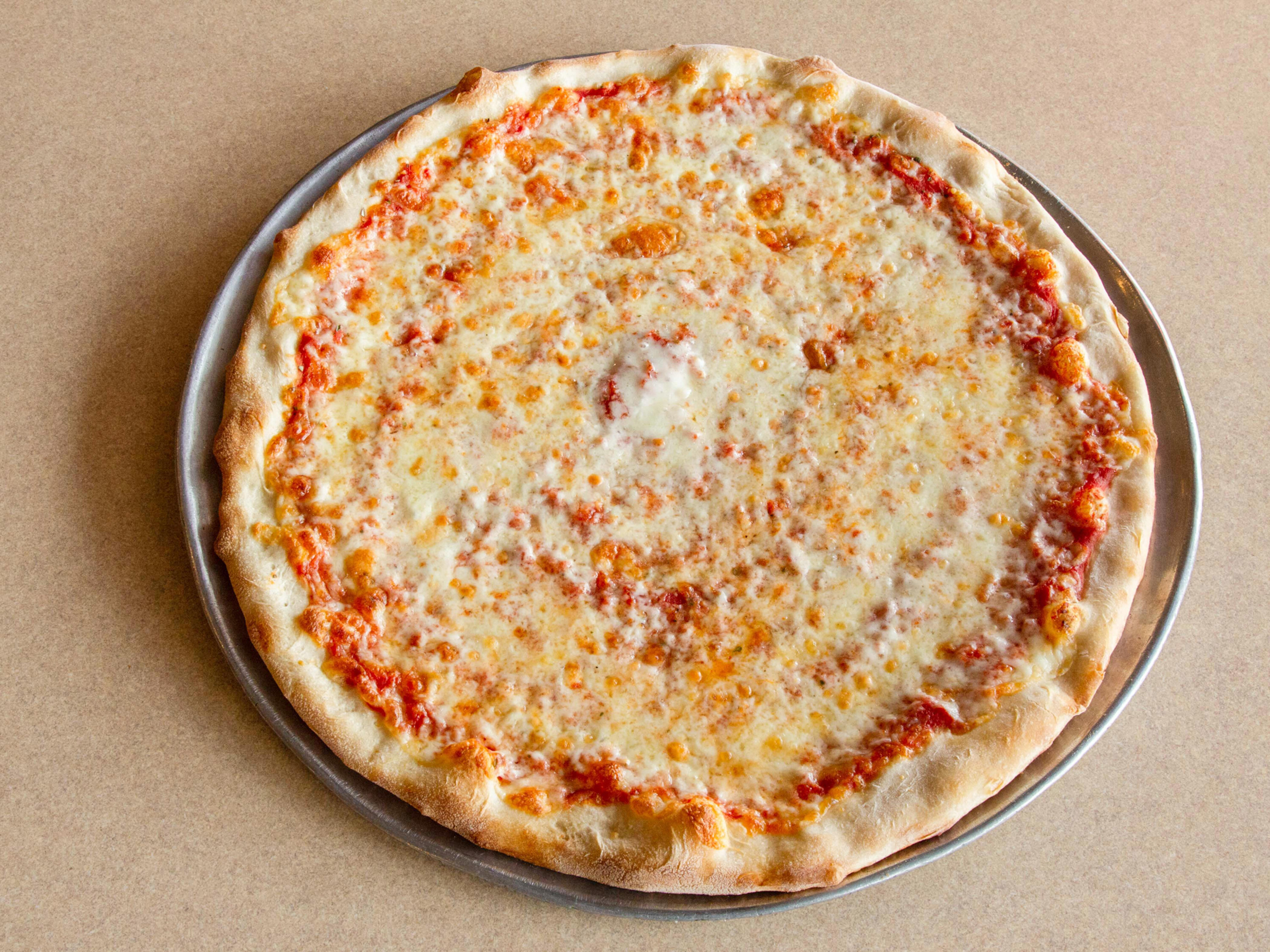 Order 14" Sicilian Cheese Pizza food online from Fortunato Brothers Pizza store, Edgewood on bringmethat.com