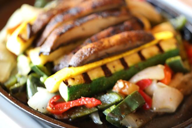 Order Grilled Vegetable Fajitas for One food online from Uncle Julio store, Bridgewater Township on bringmethat.com