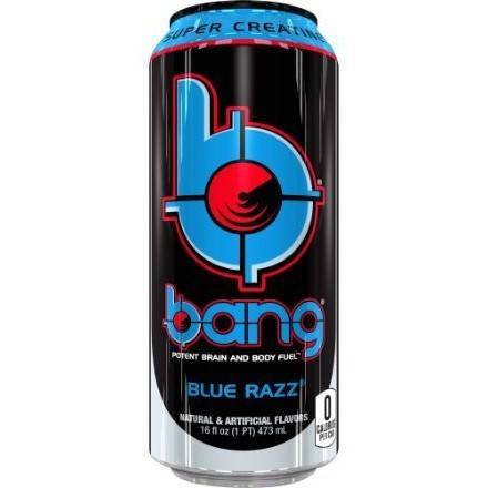 Order Bang Energy Drink Blue Razz (16 oz) food online from Goodees Cravings store, Marietta on bringmethat.com