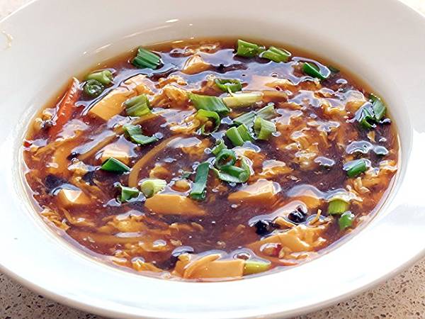 Order 24. Hot and Sour Soup food online from King Wok Gourmet Asian store, Chicago on bringmethat.com