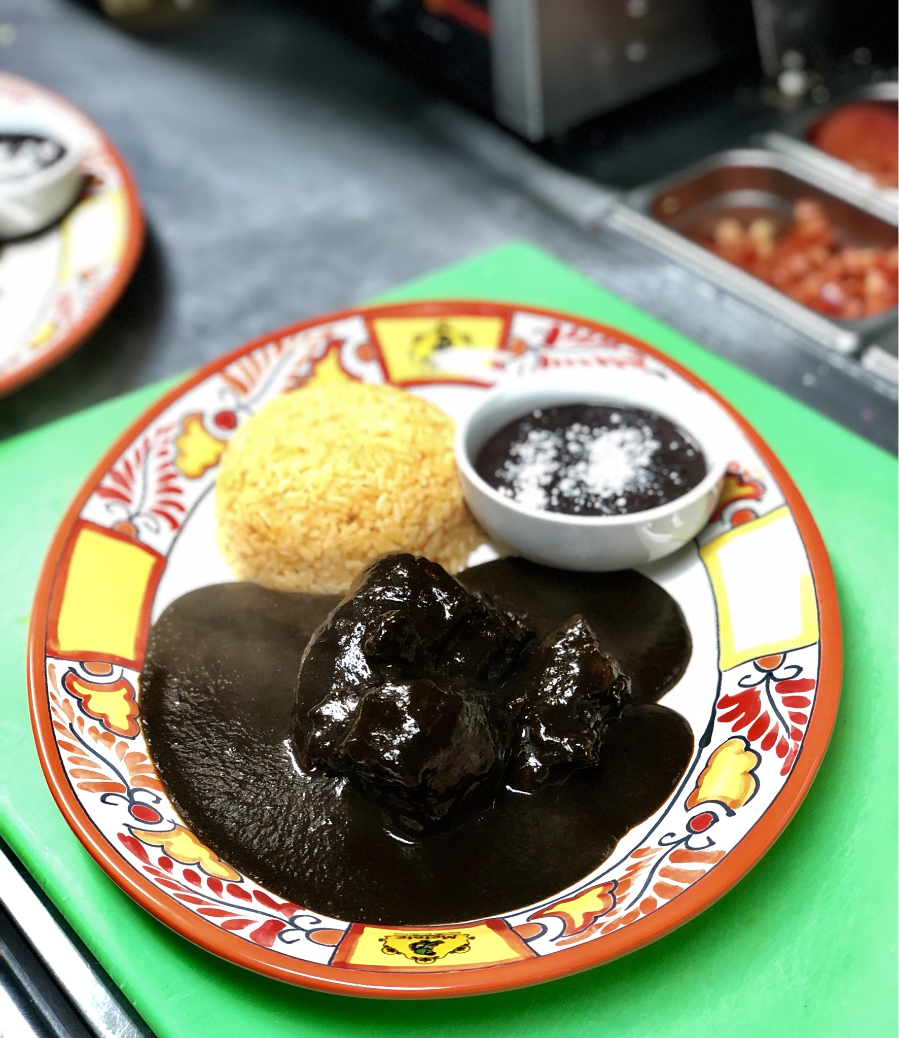 Order Mole Poblano con Pollo food online from Metate store, Yonkers on bringmethat.com