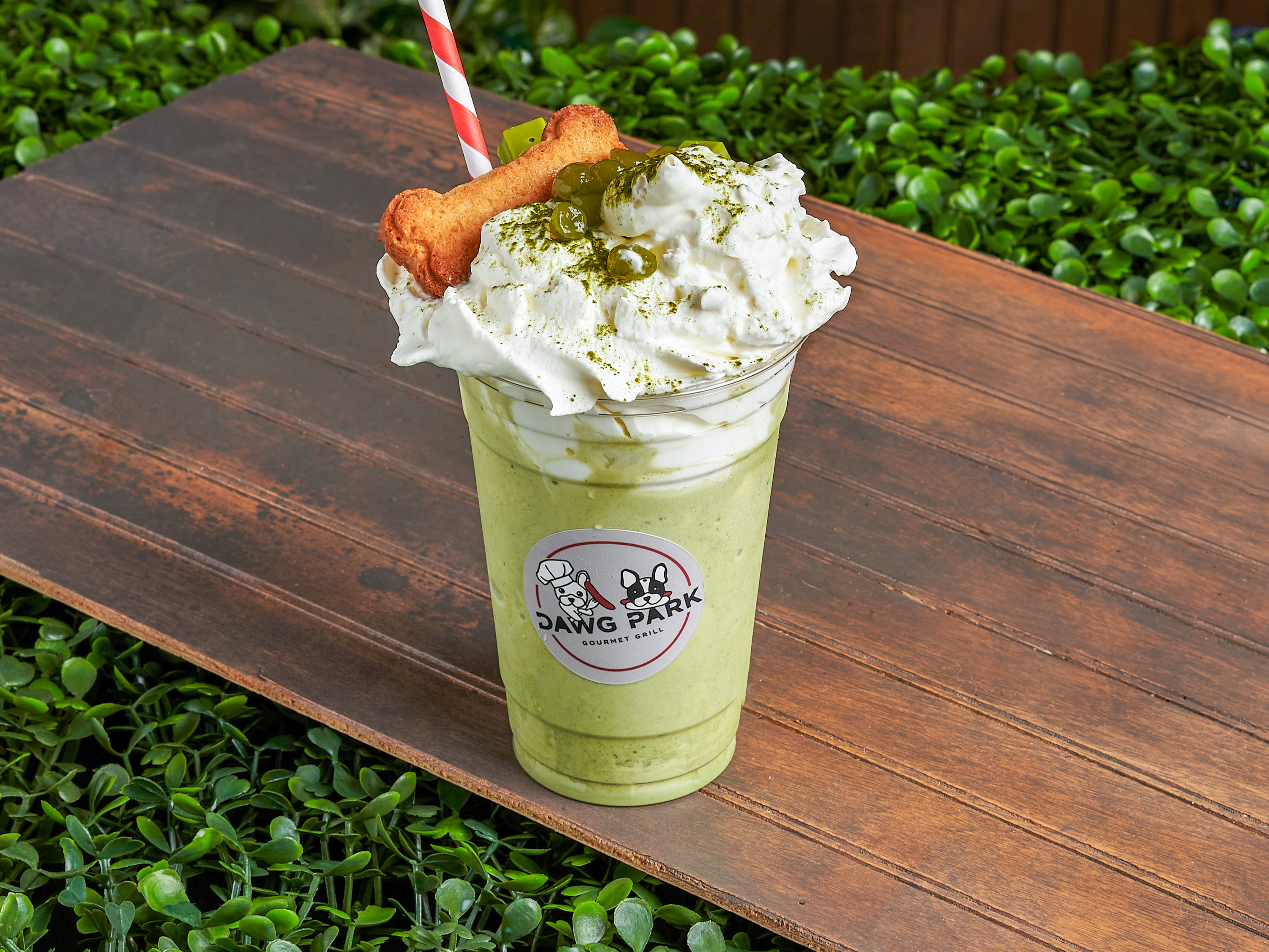 Order Matcha Green Tea Shake food online from DAWG PARK store, Glenview on bringmethat.com