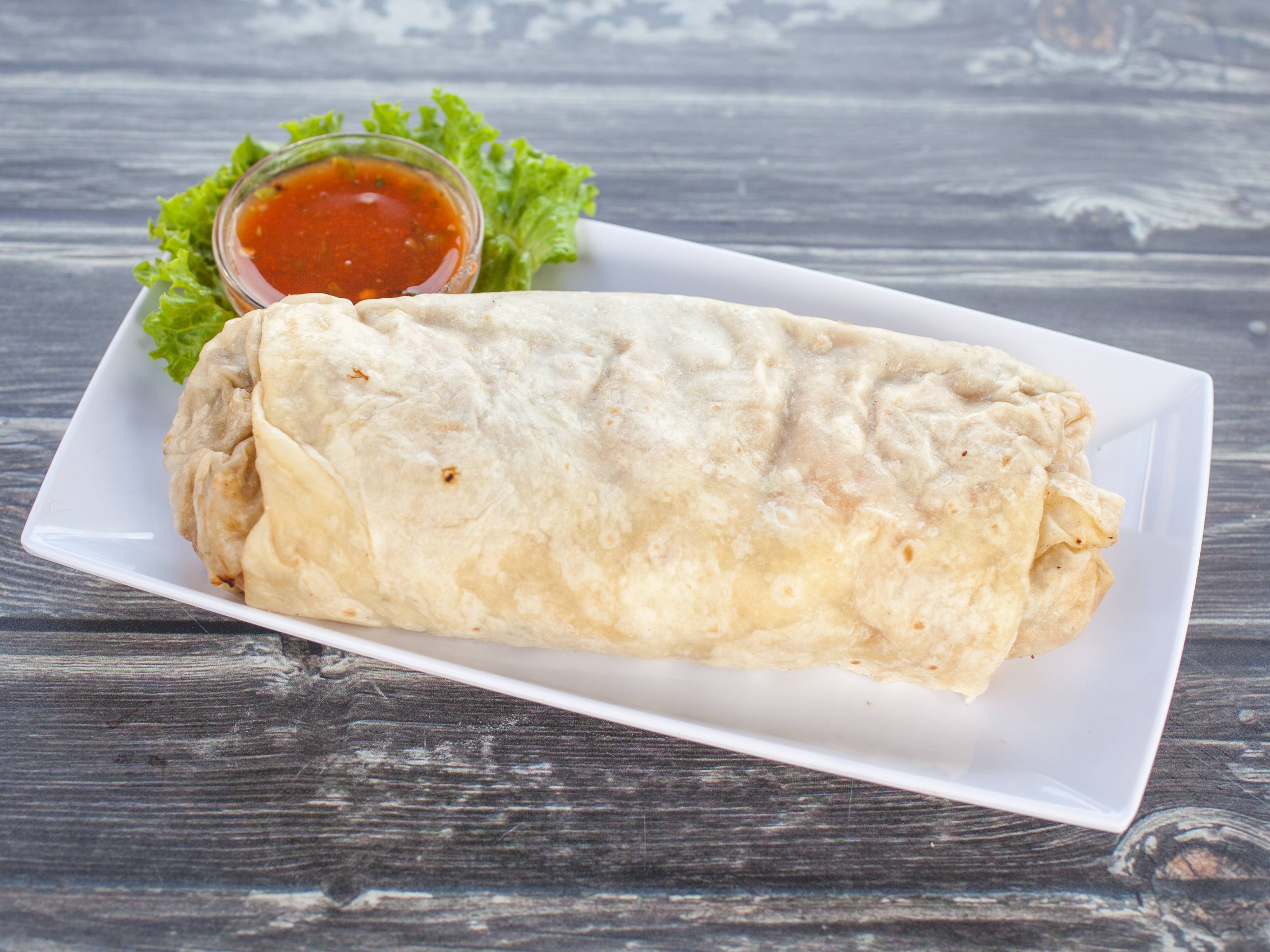 Order Traditional Meat Burrito food online from Taco Hut store, Ontario on bringmethat.com