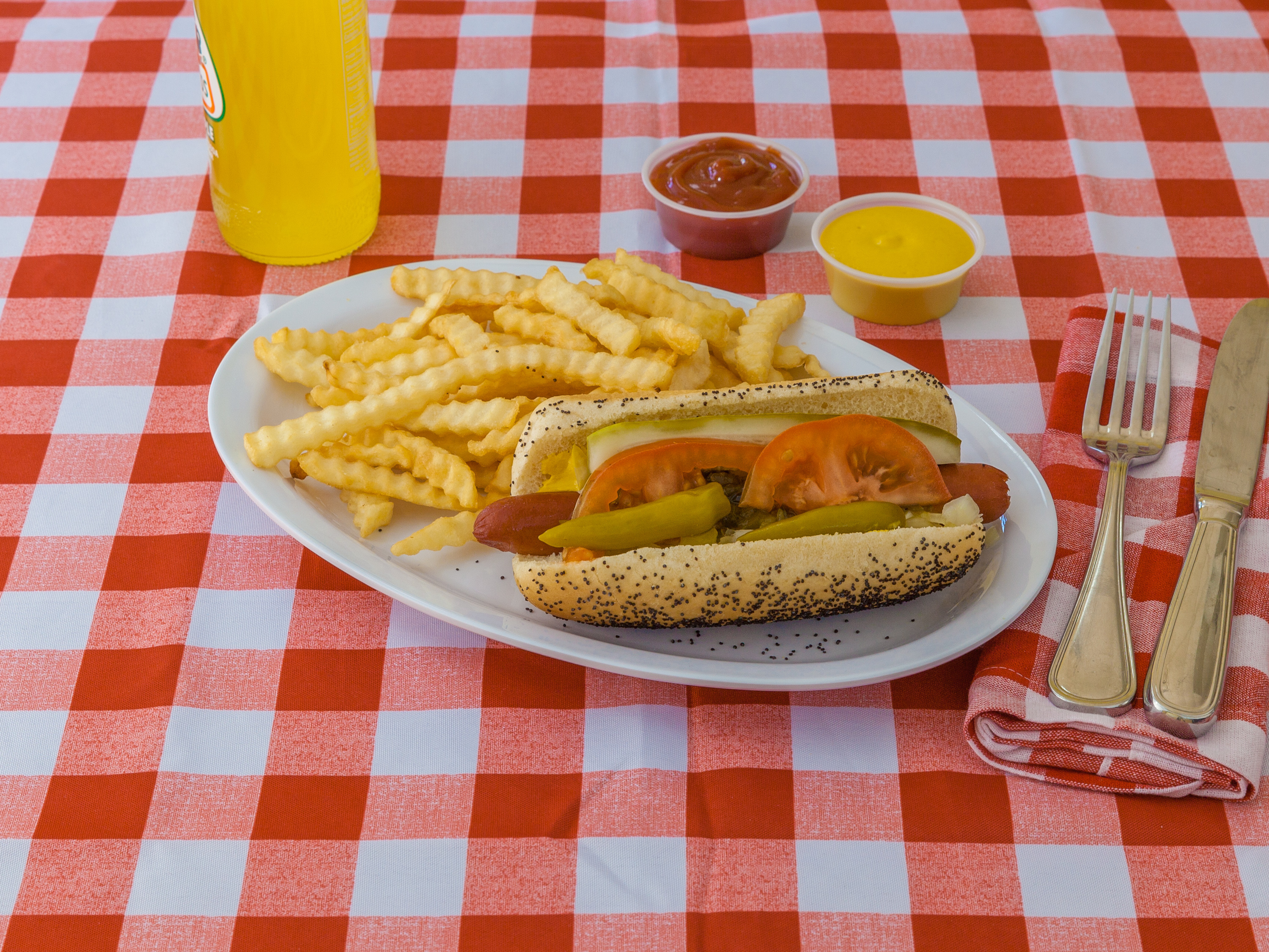 Order Chicago style Hot Dog food online from Tastee Bites store, Joliet on bringmethat.com