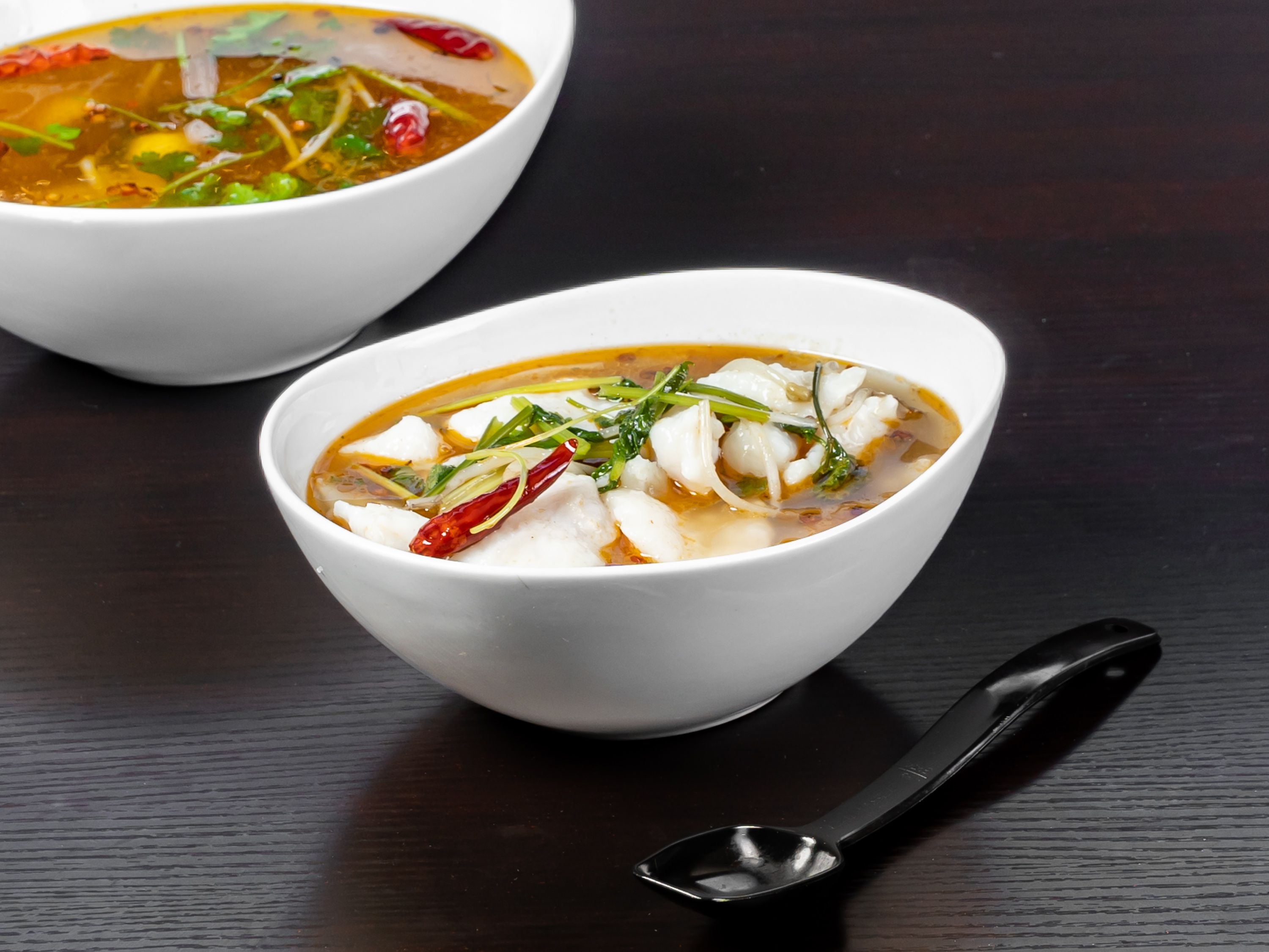 Order 04. Hot Fish Soup food online from China King Supper Buffet store, Dallas on bringmethat.com