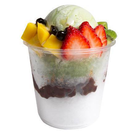 Order Green Tea Bowl Shaved Ice food online from Boba Time store, Lancaster on bringmethat.com