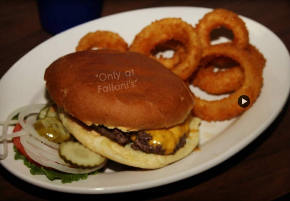 Order Cheeseburger - Regular food online from Failoni Restaurant & Bar store, St Louis on bringmethat.com