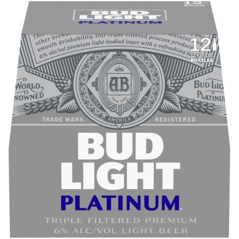 Order Bud Light Platinum 12 Pack 12oz Bottle food online from 7-Eleven store, East Amherst on bringmethat.com