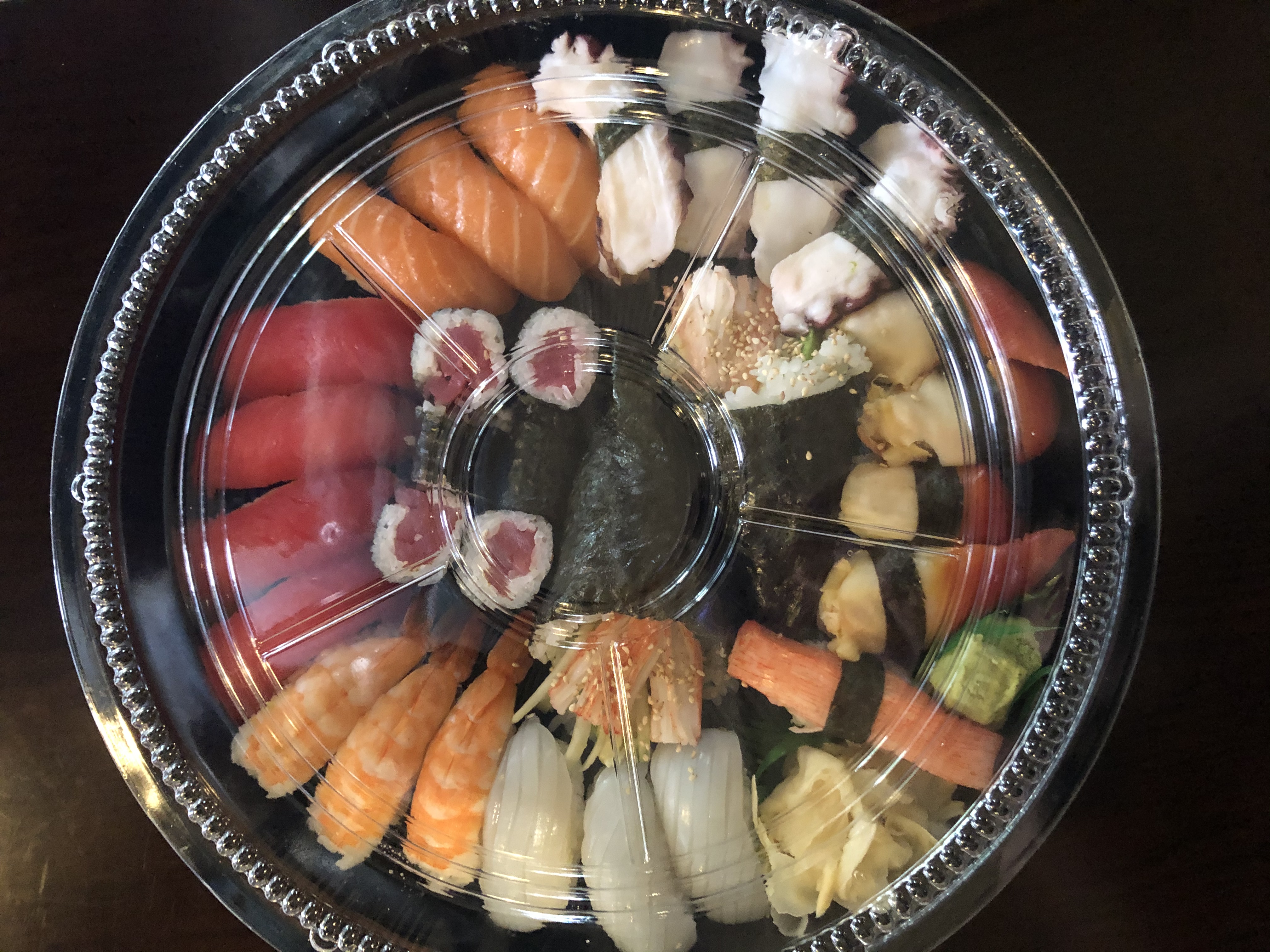 Order Party Tray A food online from Sushi King store, Algonquin on bringmethat.com