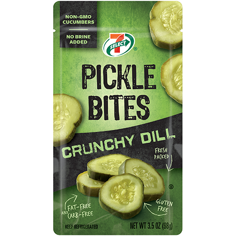 Order 7-Select Dill Pickle Bites 3.5oz food online from 7-Eleven store, Washington on bringmethat.com