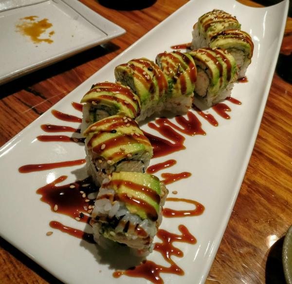 Order Caterpillar Roll food online from Seksun Sushi store, Chandler on bringmethat.com